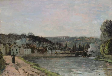 Die Seine bei Bougival, 1871